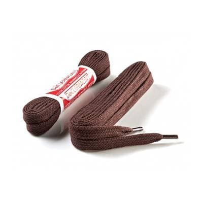 De Clermont Lacets plats marron, 110 cm 2 paires