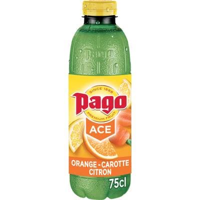 Pago Jus d'orange, carotte et citron, 75cl