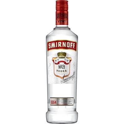 Smirnoff Vodka 37.5°, 70cl