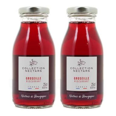 Nectars de Bourgogne Nectar de Groseille de Bourgogne, Lot de 2x25cl