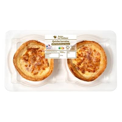 Auchan Le Traiteur Quiche Lorraine, 2x150g