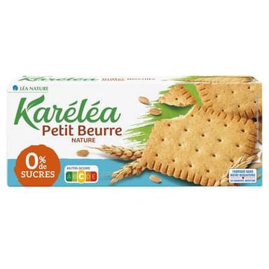 Karéléa Petit Beurre Nature Sans Sucres, 150g
