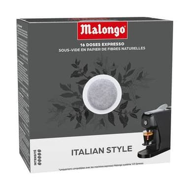 Malongo Café Italian style, 16 dosettes