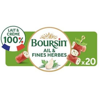 Boursin Fromage apéritif au speck, ail et fines herbes, 100g