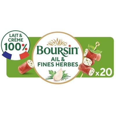 Boursin Fromage apéritif au speck, ail et fines herbes, 100g