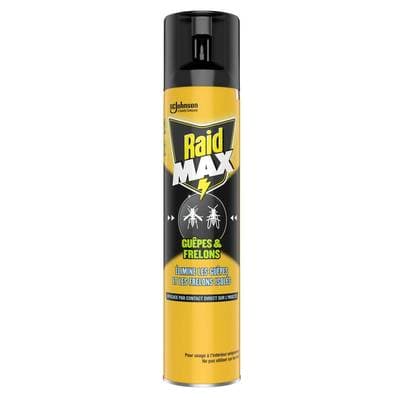 Raid Spray anti-guêpes Action Foudroyante et Frelons, 300ml