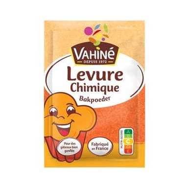 Vahine Levure chimique, poudre à lever, 5x11g