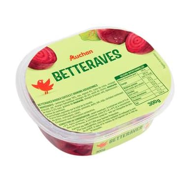 Auchan Betteraves Rouges, 300g
