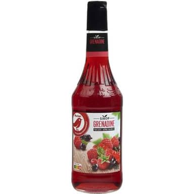 Auchan Sirop de grenadine, 70cl