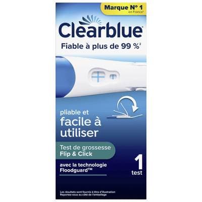 Clearblue Test de grossesse Flip & Click, 1 test de grossesse