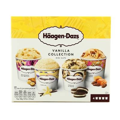 Häagen-Dazs Crème glacée Vanilla Collection, 322g