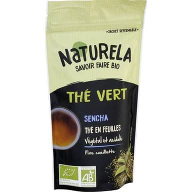Naturela Thé Vert Sencha Bio en vrac, 80g