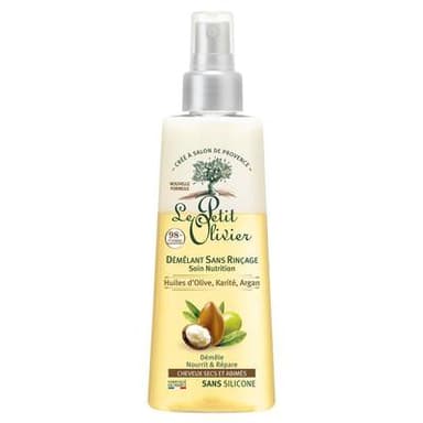 Le petit Olivier Démêlant Sans Rinçage Soin Nutrition Huiles d'Olive, Karité & Argan, 150ml