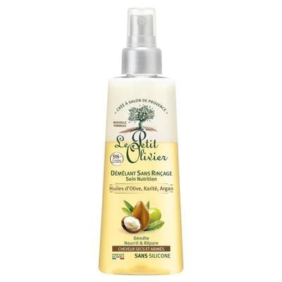 Le petit Olivier Démêlant Sans Rinçage Soin Nutrition Huiles d'Olive, Karité & Argan, 150ml
