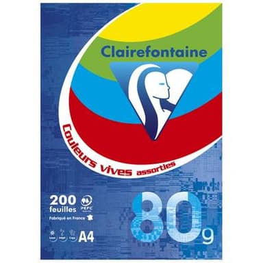 Clairefontaine Ramette A4 21x29,7 cm color flash, 200  feuilles