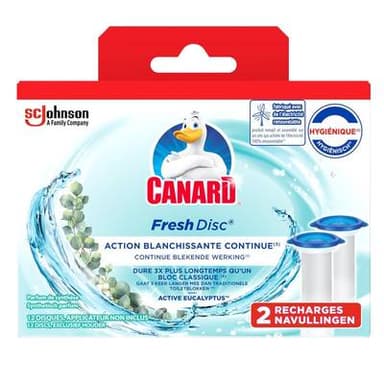 Canard Fresh Bloc WC Disc active Eucalyptus Fresh, 2 blocs