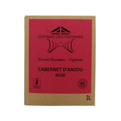 Cabernet d'Anjou rosé AOC - Domaine des Fontaines