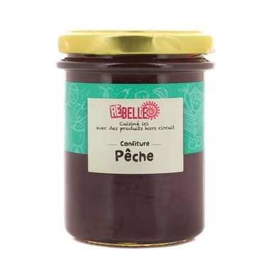 Confiture Re-Belle Confiture de Pêche, 230g