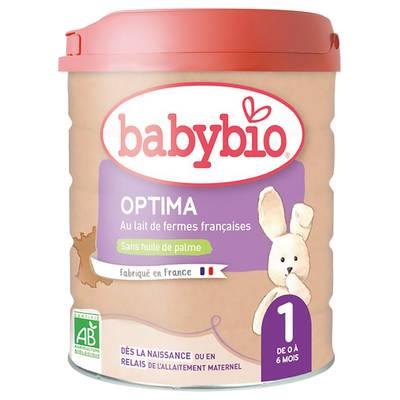 Babybio - Lait bébé en poudre Optima Bio 1er âge, 0-6 mois