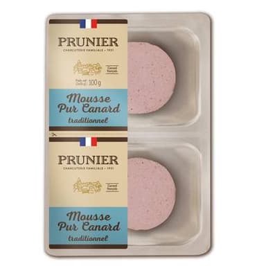 Prunier Mousse Pur Canard Traditionnel, 100g
