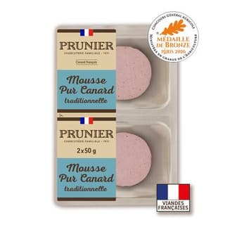 Prunier Mousse Pur Canard Traditionnel, 100g