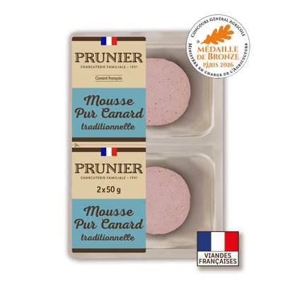 Prunier Mousse Pur Canard Traditionnel, 100g