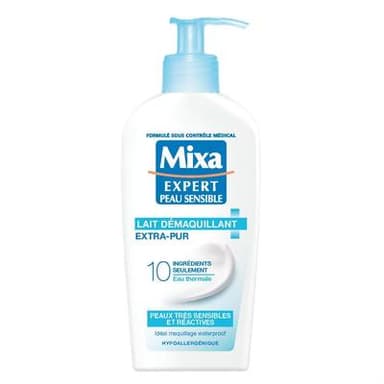 Mixa Lait Démaquillant Apaisant peaux sensibles et réactives, 200ml