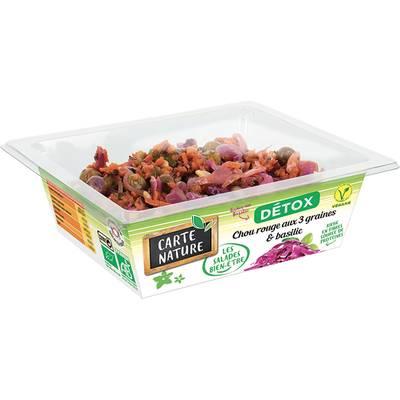 3700477660819 - Carte Nature - Salade Chou Rouge aux 2 Graines et Basilic Bio