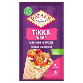 Patak's Original Mélange Epices Tikka Masala coriandre piment, 25g