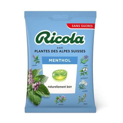 Ricola Bonbons sans sucre menthol, 70g