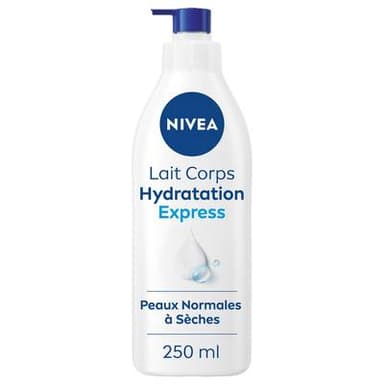Nivea Lait corps hydratation express pour peaux normales à sèches, 250ml
