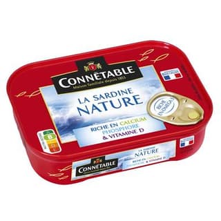 Connetable Sardine Nature, 95g