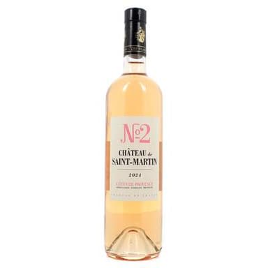 Côtes de Provence rosé AOP N°2 du château de Saint-Martin, 75cl
