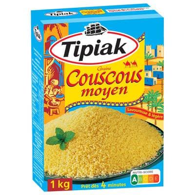 Tipiak Graines de Couscous Moyen, 1kg