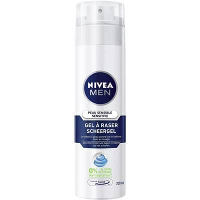 Nivea Men Gel à raser sensitive, 200ml