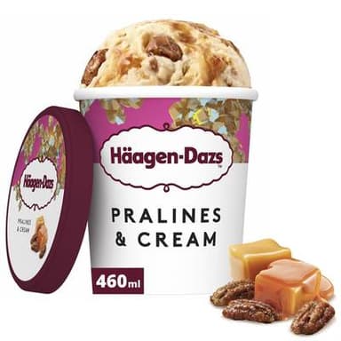 Häagen-Dazs Crème glacée Vanille Pralines, 400g