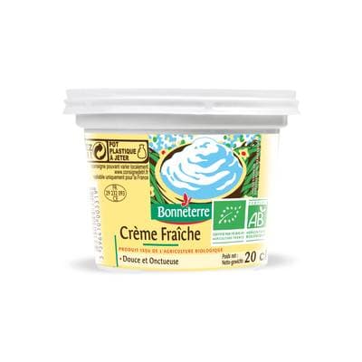 Bonneterre Crème fraîche bio, 20cl
