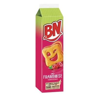 BN Biscuits fourrés à la framboise x16, 16 biscuits - 285g