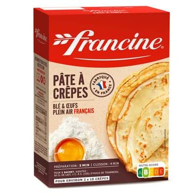 Francine Farine pour Pâte à Crêpes, 380g