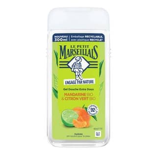 Le Petit Marseillais Gel douche mandarine bio et citron vert bio, 300ml