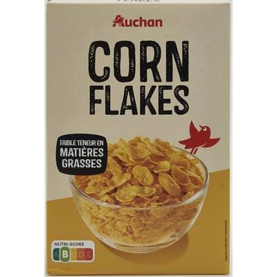 Auchan Corn flakes pétales de maïs, 500g