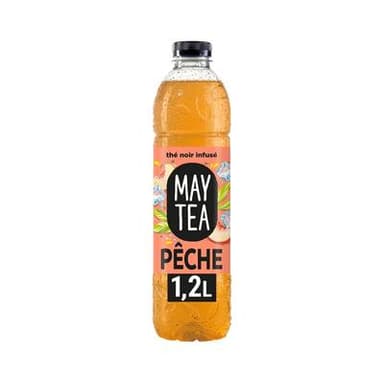 Maytea Thé noir infusé glacé saveur pêche, 1,2L