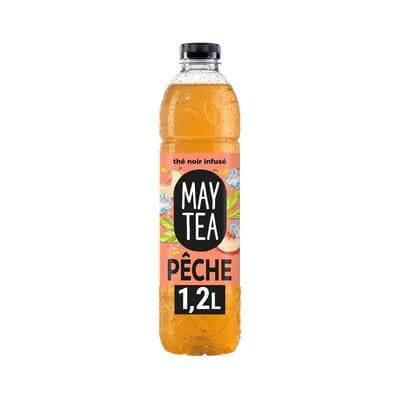 Maytea Thé noir infusé glacé saveur pêche, 1,2L