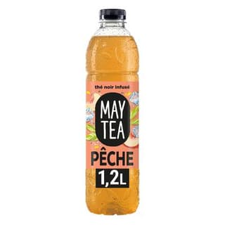 Maytea Thé noir infusé glacé saveur pêche, 1,2L