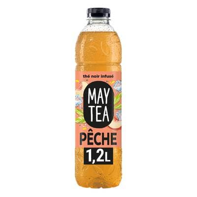 Maytea Thé noir infusé glacé saveur pêche, 1,2L