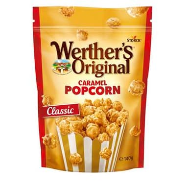 Werther's Original Popcorn enrobé de crème au caramel, 140g