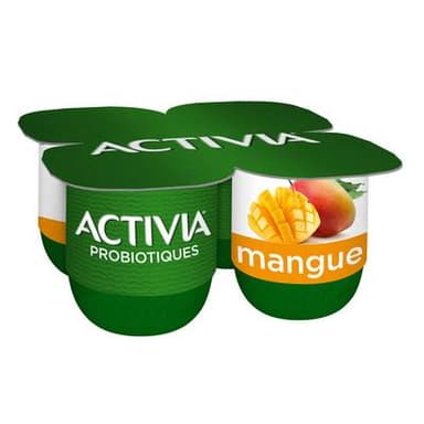 Activia Yaourt mangue bifidus, 4x125g
