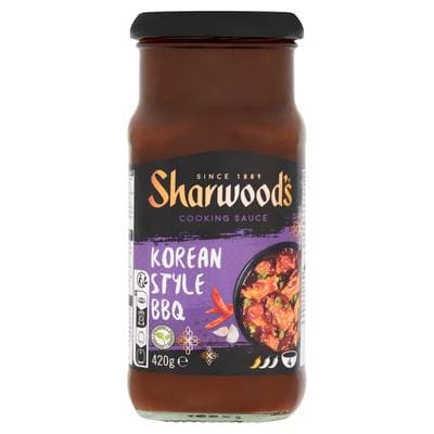 Sharwood's Sauce barbecue coréenne au soja à l'ail et au gingembre en bocal, 420g