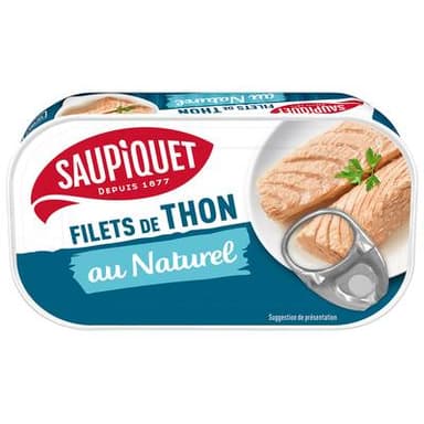 Saupiquet Filets de Thon au Naturel, 81g