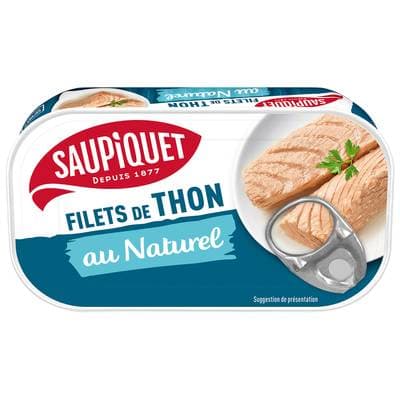 Saupiquet Filets de Thon au Naturel, 81g